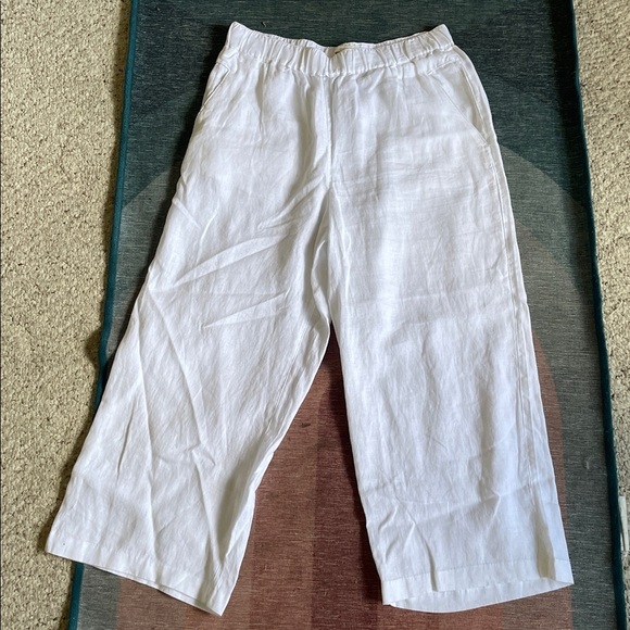 Cynthia Rowley White Coastal Beach Capris - Picture 7 of 9